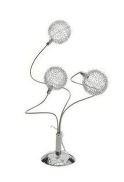 Heart of House Helena 3 Light Table Lamp - Chrome